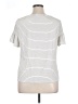 Assorted Brands Stripes Silver Short Sleeve Turtleneck Size XL - photo 2