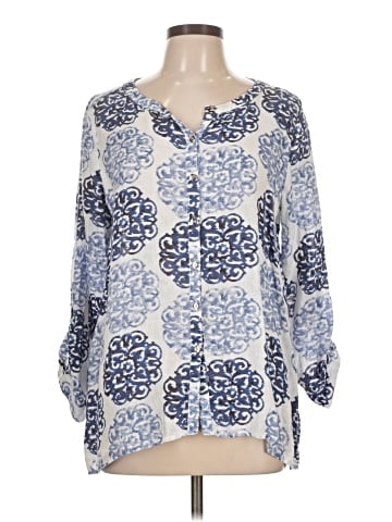 JM Collection 3/4 Sleeve Blouse (view 1)