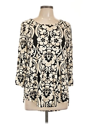 JM Collection 3/4 Sleeve Blouse (view 1)