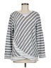 Ruby Rd. Stripes Gray Pullover Sweater Size M - photo 1