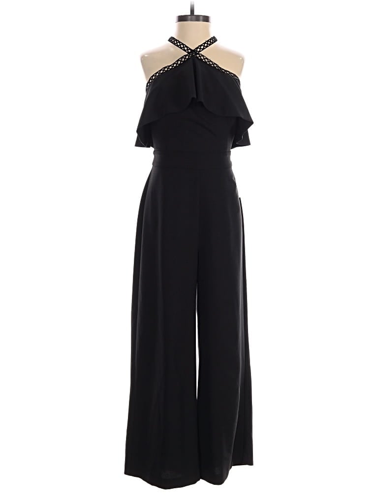 Pre-owned Zara Basic Jumpsuit In Black