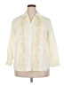 Ruby Rd. 100% Cotton Ivory 3/4 Sleeve Button-Down Shirt Size 18W - photo 1