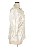 Notations 100% Polyester Metallic Silver 3/4 Sleeve Blouse Size XL - photo 4
