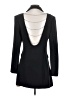 Shein Black Blazer Size 4 - photo 2