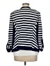 White House Black Market Stripes Blue Blazer Size M - photo 2