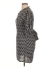 And Chevron-herringbone Gray Casual Dress Size 14 - photo 5