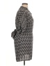 And Chevron-herringbone Gray Casual Dress Size 14 - photo 4
