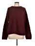 Unbranded Solid Burgundy Pullover Sweater Size L (estimated) - photo 1