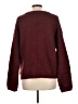 Unbranded Solid Burgundy Pullover Sweater Size L (estimated) - photo 2