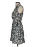 Bebe Animal Print Gray Cocktail Dress Size 00 - photo 5