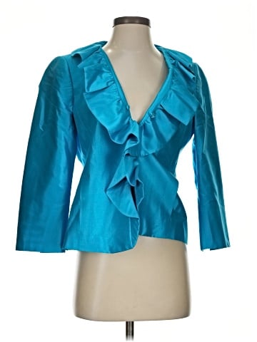 Nina Mclemore Silk Blazer (view 1)