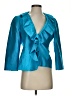Nina Mclemore 100% Silk Teal Silk Blazer Size 2 - photo 1