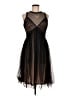 Max Studio 100% Nylon Black Cocktail Dress Size 8 - photo 1