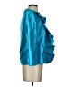 Nina Mclemore 100% Silk Teal Silk Blazer Size 2 - photo 4