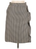 Valentino Houndstooth Brown Black Wool Skirt Size 8 - photo 1