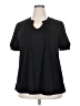 Assorted Brands Black Short Sleeve Blouse Size 2X - photo 1