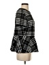 Unbranded Houndstooth Black Short Sleeve Blouse Size S (estimated) - photo 4