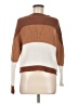 Shein Color Block Brown Turtleneck Sweater Size 6 - photo 1