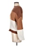 Shein Color Block Brown Turtleneck Sweater Size 6 - photo 5