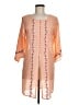 Fei 100% Cotton Orange Kimono Size M - photo 1