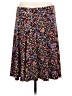 Lily 100% Polyester Print Black Casual Skirt Size M - photo 2