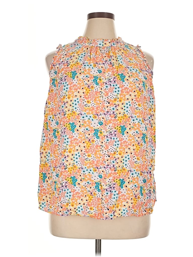 Pre-owned Torrid Sleeveless Blouse In Orange