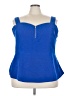 City Chic Blue Sleeveless Blouse Size 24 Plus (XXL) - photo 1