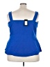 City Chic Blue Sleeveless Blouse Size 24 Plus (XXL) - photo 2