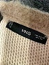 MNG 100% Polyester Ivory Faux Fur Vest Size XL - photo 6