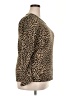 Carolyn Taylor 100% Acrylic Animal Print Brown Pullover Sweater Size 2X - photo 4