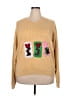 IZOD 100% Cotton Graphic Yellow Pullover Sweater Size XXL - photo 1