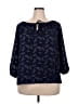 Olivia & Martin 100% Polyester Blue 3/4 Sleeve Blouse Size 2X - photo 1