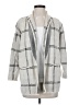 Ann Taylor LOFT 100% Cotton Plaid Gray Coat Size S - photo 1