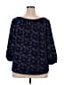 Olivia & Martin 100% Polyester Blue 3/4 Sleeve Blouse Size 2X - photo 2