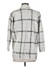 Ann Taylor LOFT 100% Cotton Plaid Gray Coat Size S - photo 2