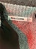 Pink Clover 100% Polyester Metallic Silver Pullover Sweater Size L - photo 7
