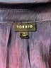 Torrid 100% Polyester Blue Long Sleeve Blouse Size 1X Plus (1) - photo 4