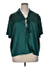Unbranded Teal Short Sleeve Blouse Size XL - photo 1