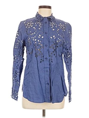 J.Crew Collection Long Sleeve Blouse (view 1)