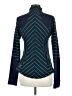 Lululemon Athletica Stripes Blue Green Track Jacket Size 10 (estimated) - photo 2