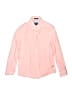 Nukutavake Checkered-gingham Pink Long Sleeve Button-Down Shirt Size 10 - photo 1