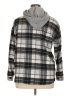 No Boundaries 100% Polyester Plaid Gray Fleece Size XL - photo 2