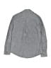 Tommy Bahama 100% Cotton Chevron-herringbone Gray Long Sleeve Button-Down Shirt Size 7 - 8 - photo 2
