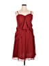 JJ's House 100% Polyester Red Orange Cocktail Dress Size 16 - photo 1
