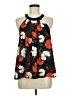 Papermoon 100% Polyester Black Sleeveless Blouse Size M - photo 1