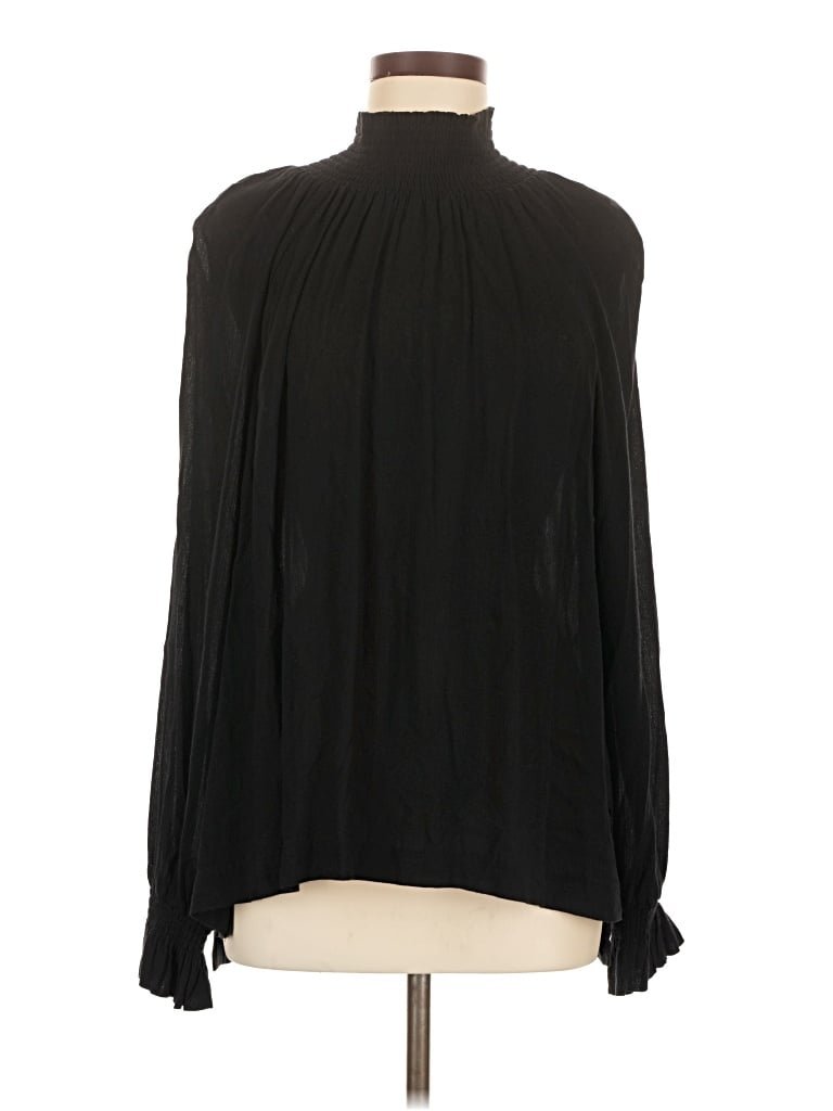 Pre-owned Blaque Label Long Sleeve Blouse In Black