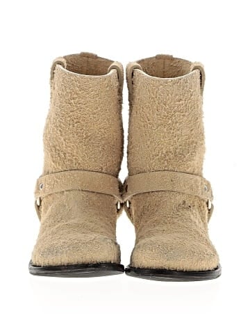 Loewe Campo Brushed Suede Biker Boots (view 2)