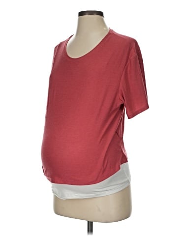 Beyond the Bump by Beyond Yoga Short Sleeve T-Shirt (view 1)