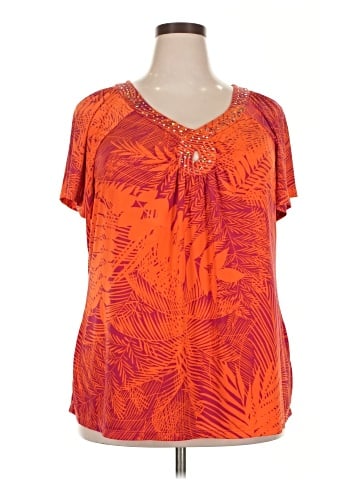 Jaclyn Smith Short Sleeve Blouse (view 1)