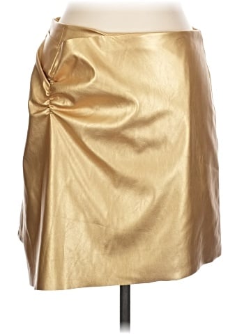 Like an Angel Faux Leather Skirt (view 1)